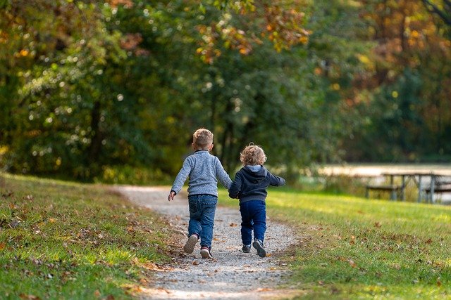 Ben Geren Park with kids in fort Smith Arkansas