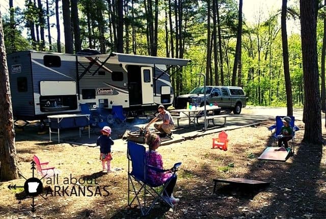 camping on greers ferry lake