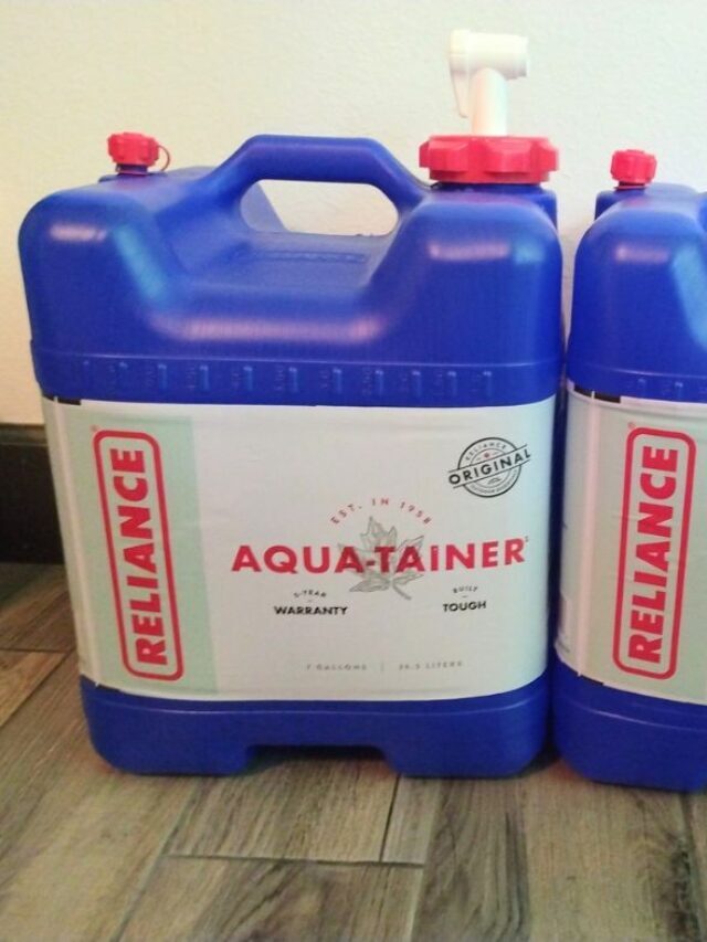 [REVIEW] Reliance Aqua-Tainer Water Storage Container 7 Gallon Story