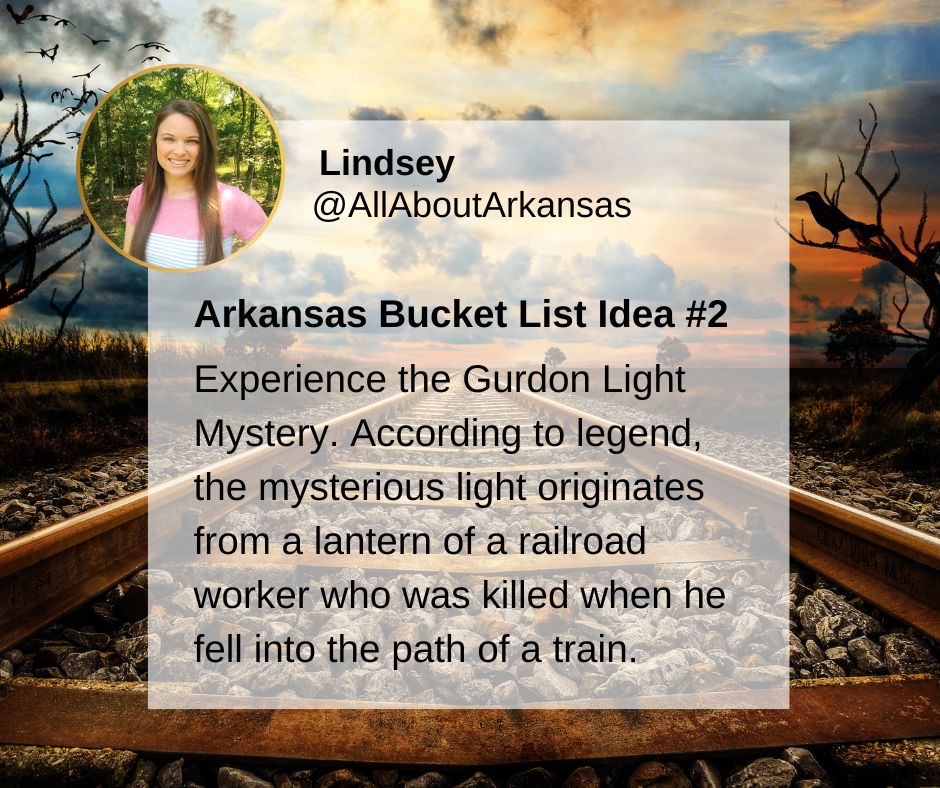 Arkansas bucket list idea - Gurdon Light Mystery