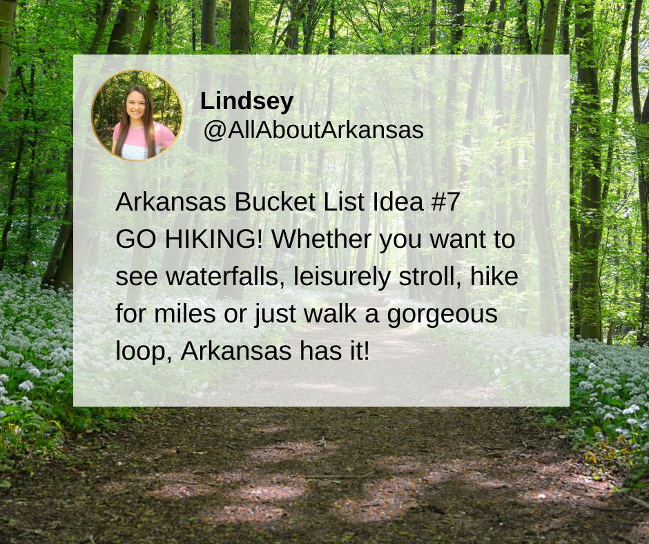 things to do in Arkansas - go hiking