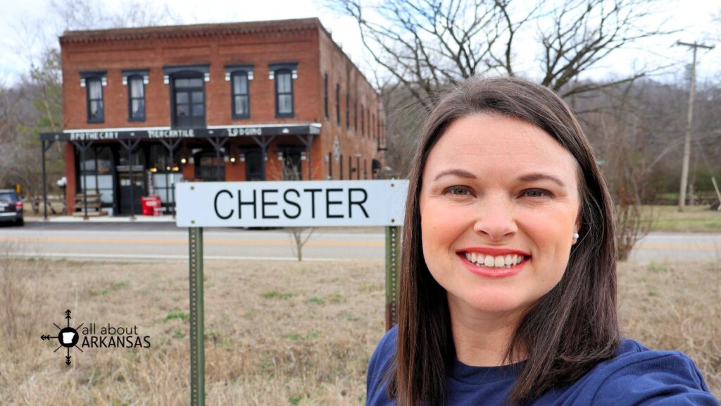 Lindsey at the Beard and Lady Inn in Chester Arkansas