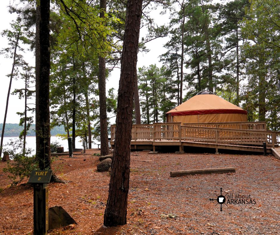 Yurt #2 at DeGray Lake Resort State Park